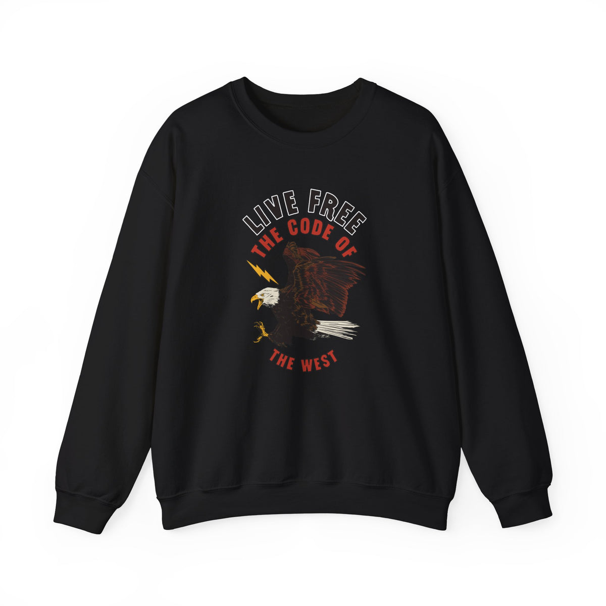【EZKATON】ED collar sweatshirts Electric Eagle Crewneck Sweatshirt – Codeofthewest