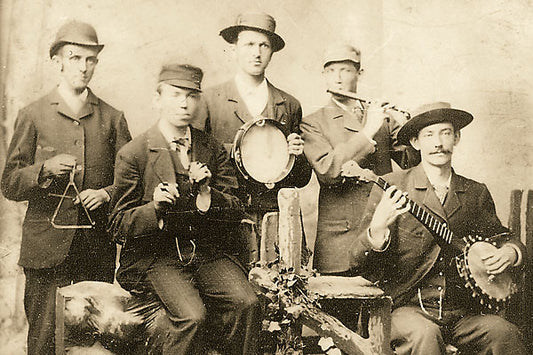 black and white photo of an old band from the civil war era used in a blog post on Code of The West about my experience working in a corporate environment.