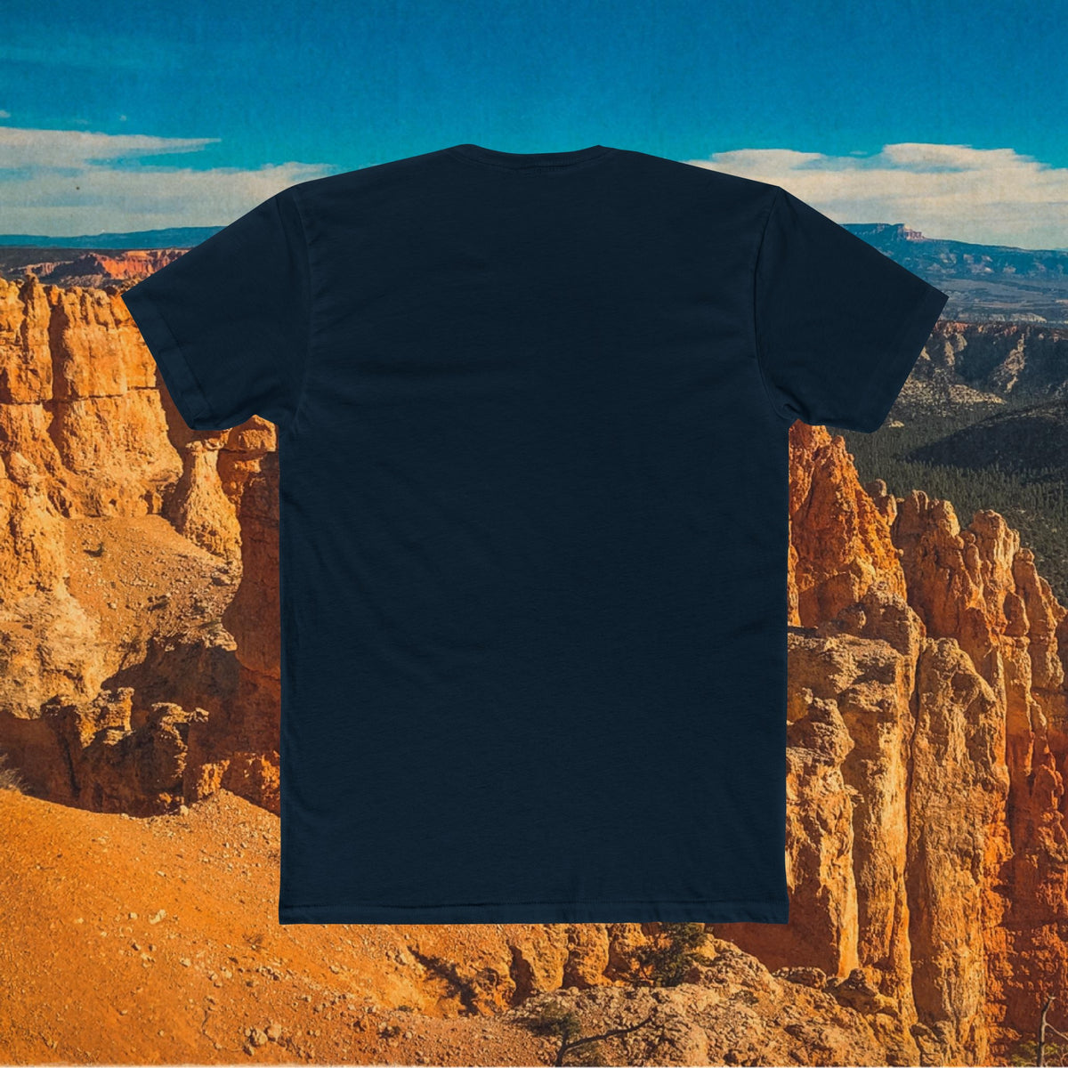 Plain reverse of the navy The Man with No Name T-shirt