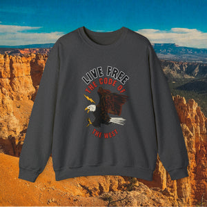 Live Free Eagle Crewneck Sweatshirt